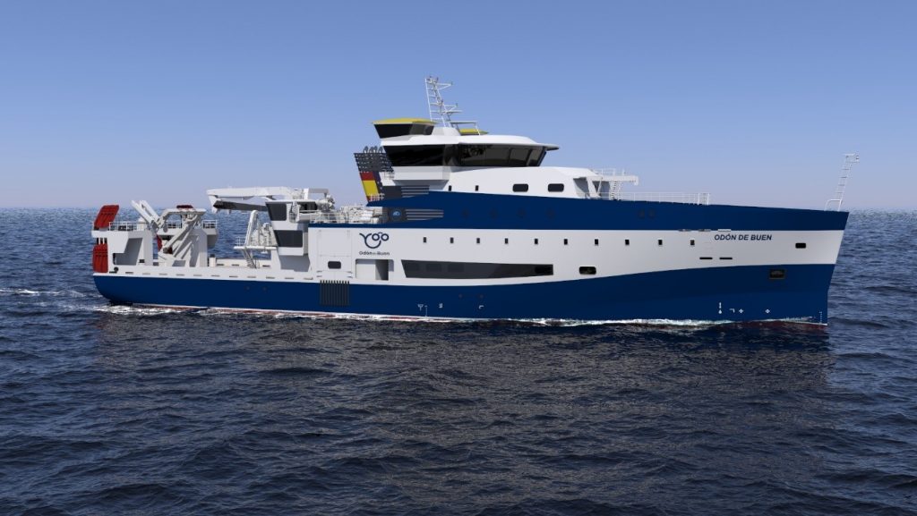 Se inicia la construcción del mayor buque oceanográfico de la flota española, el ‘Odón de Buen’