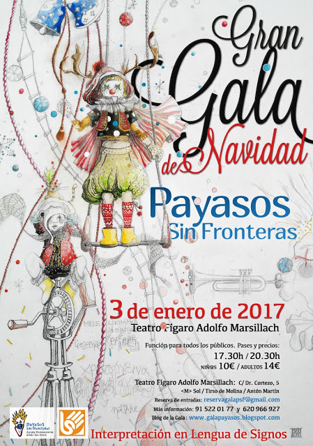 Llega a Madrid la Gran Gala de Navidad de Payasos Sin Fronteras