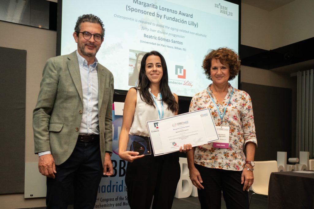 Premio “Margarita Lorenzo” para un estudio sobre el papel protector la osteopontina frente al desarrollo de enfermedad hepática grasa no alcohólica durante el envejecimiento