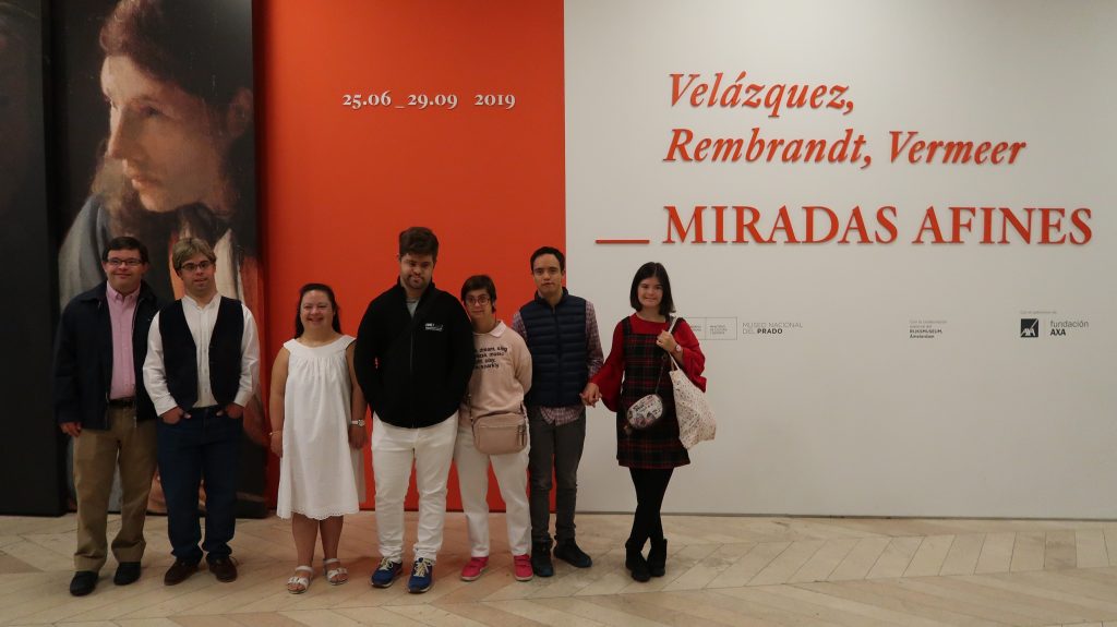 Los artistas de Down Madrid rinden homenaje al Museo del Prado en su bicentenario en la quinta convocatoria de premios de pintura