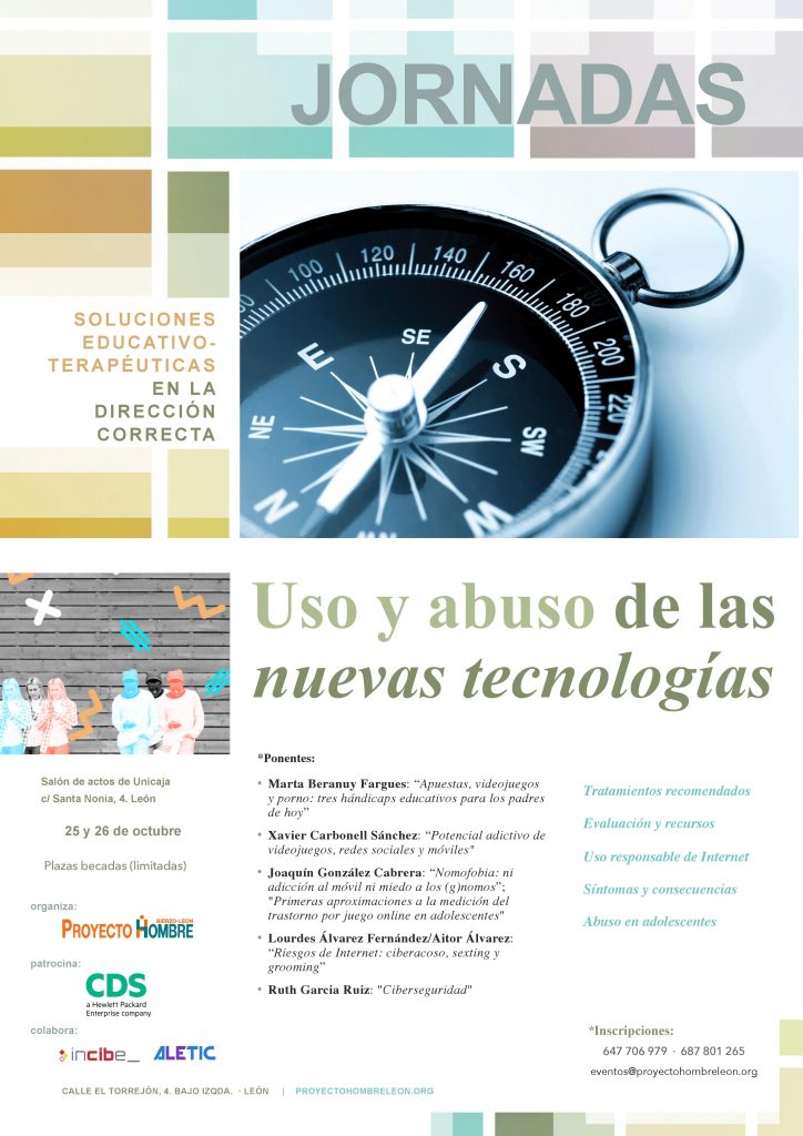 Proyecto Hombre Bierzo-León organiza las Jornadas 'Uso y abuso de las nuevas tecnologías'