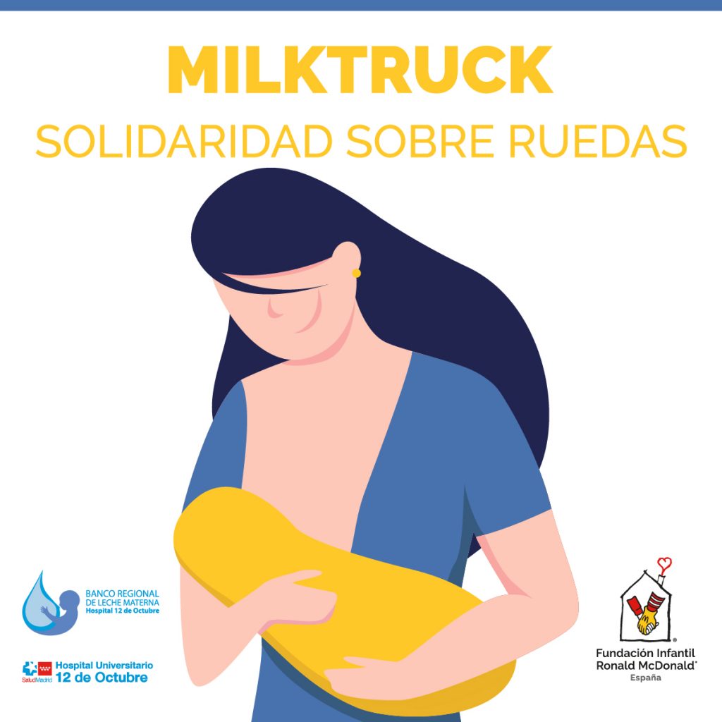 El Hospital 12 de Octubre y la Fundación Ronald McDonald ponen en marcha un servicio de recogida de leche materna a domicilio para el Banco Regional