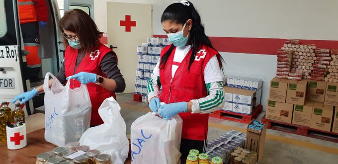 Cruz Roja distribuye 11,5 millones de kilos de alimentos