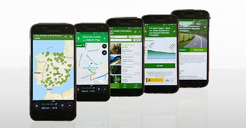 Nueva versión de la App de Vías Verdes