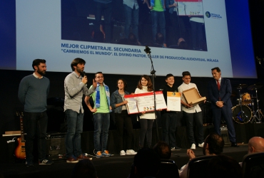 Varios centenares de estudiantes de toda España se reúnen en Madrid en la entrega de premios del Festival de Clipmetrajes de Manos Unidas