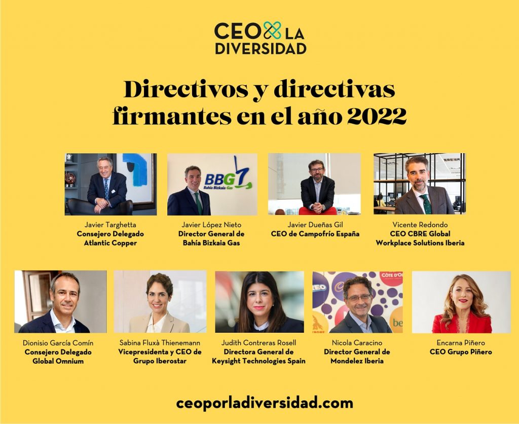 La Alianza #CEOPorLaDiversidad se fortalece con la incorporación de 9 nuevas empresas: ya son 79 los CEO que se comprometen con  la igualdad y la inclusión en España