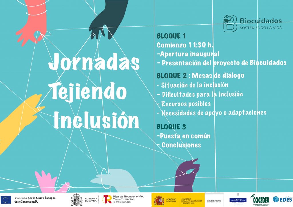 La 2ª Jornada “Tejiendo Inclusión” tendrá lugar el próximo 19 de mayo en Luarca